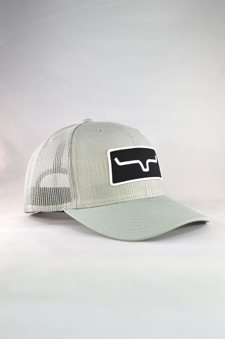 All Mesh Trucker Hat in Silver 