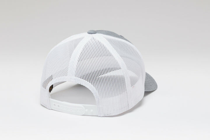 Diamond Cap in Grey Heather/White