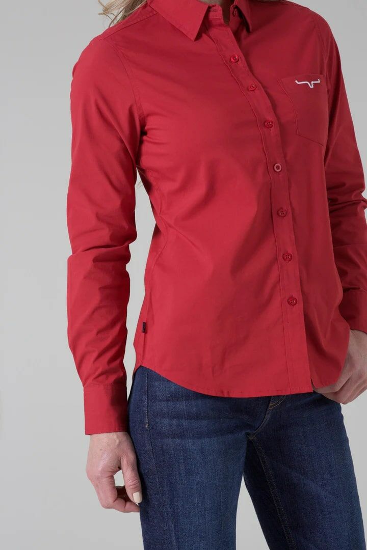 Kimes Ranch Women's Long Sleeve KR Team Shirt Top