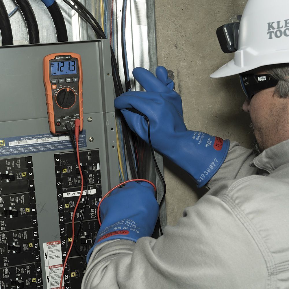 Klein Tools Digital Multimeter, TRMS Auto-Ranging, 600V, Temp