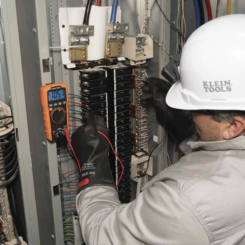 Klein Tools Digital Multimeter, TRMS Auto-Ranging, 600V, Temp