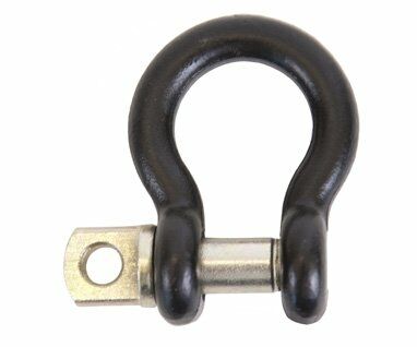 Forged Farm Screw Pin Clevis  Powder Coated  Black  1 4
