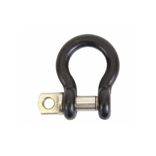 Forged Farm Screw Pin Clevis, Powder Coated, Black, 1/4"