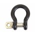 Forged Farm Screw Pin Clevis, Powder Coated, Black, 1/4"