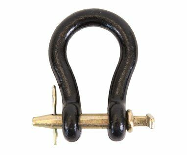 Forged Straight Clevis  Powder Coated  Black  5 8