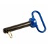 Blue Handle Forged Hitch Pin