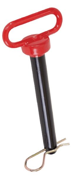Koch Industries Grade 5 Red Vinyl Handle Hitch Pin, 1 1/4-In x 8 1/2-In