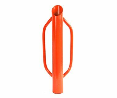Post Driver  With Handles  Powder Coated  Orange  2.95 X 23.6