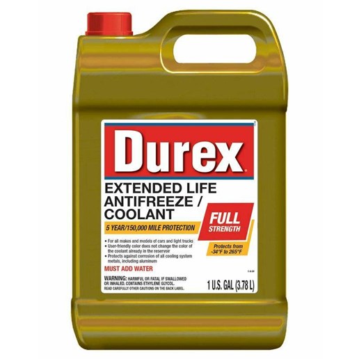 Durex 1 Gallon Full Strength Extended Life Antifreeze/Coolant