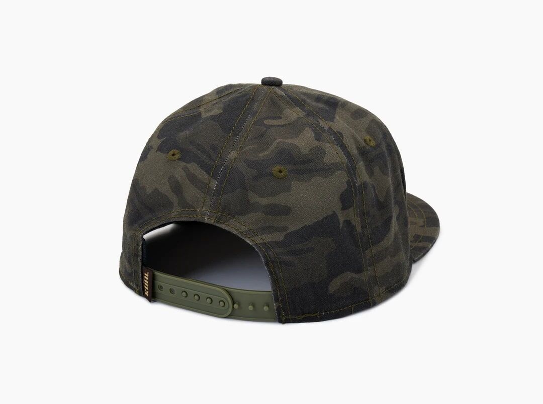KUHL Men's Mule Flatbill Hat in Green Camo