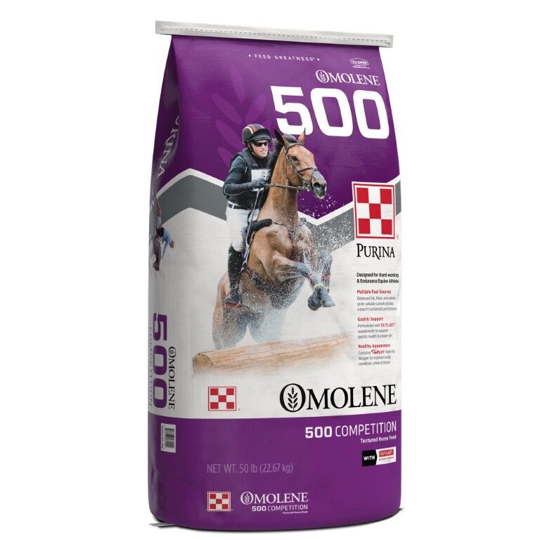 Purina Omolene 500 Competition Horse Feed, 50-Lb