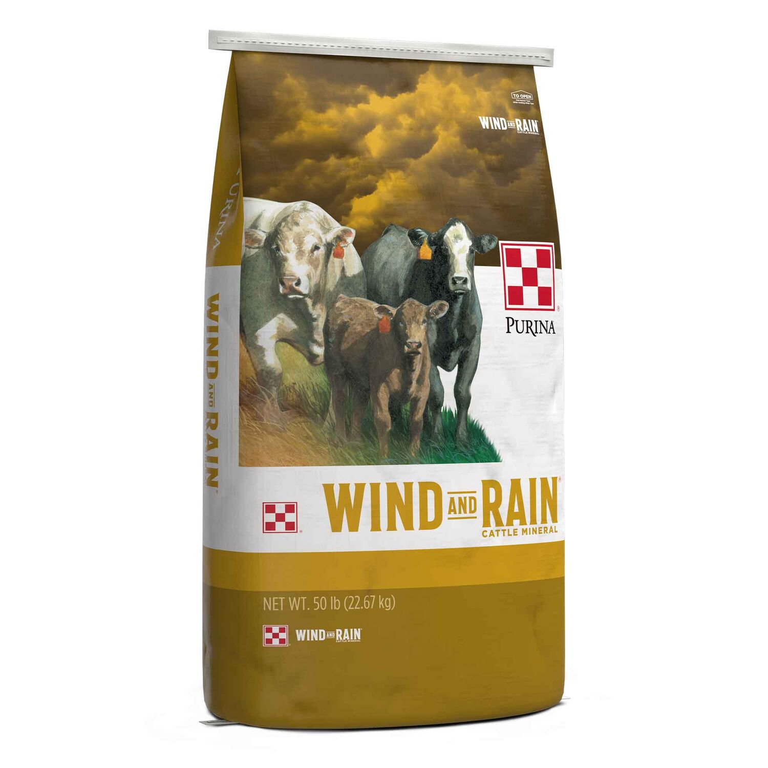 Purina Wind And Rain All Season 7.5 Complete Cattle Mineral With Altosid For Fly Control, 50-Lb