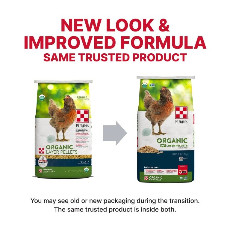 Purina Organic Layer Pellets Hen Feed, 35-Lb