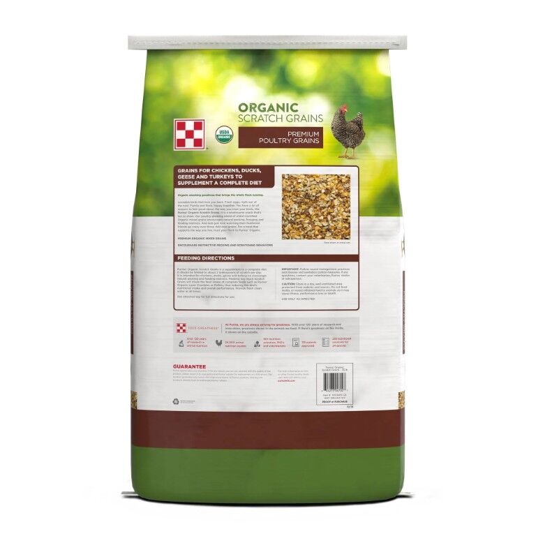 Purina Organic Scratch Grains, 35-Lb