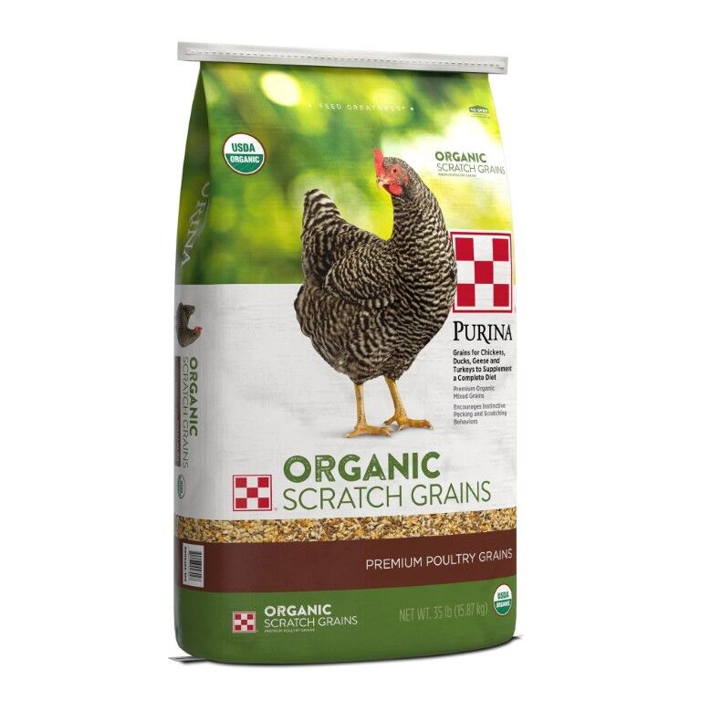 Purina Organic Scratch Grains, 35-Lb