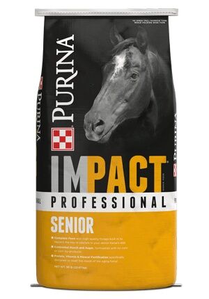 Purina Impact Professional Senior Horse Feed, 50-Lb