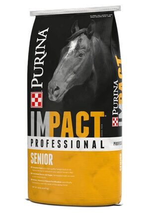 Purina Impact Professional Senior Horse Feed, 50-Lb
