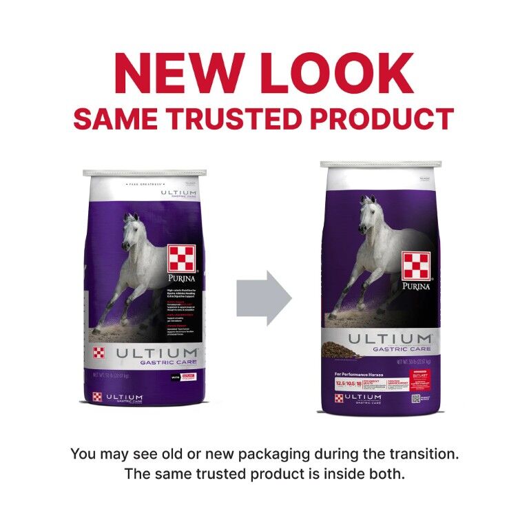 Purina Ultium Gastric Care Horse Feed, 50-Lb