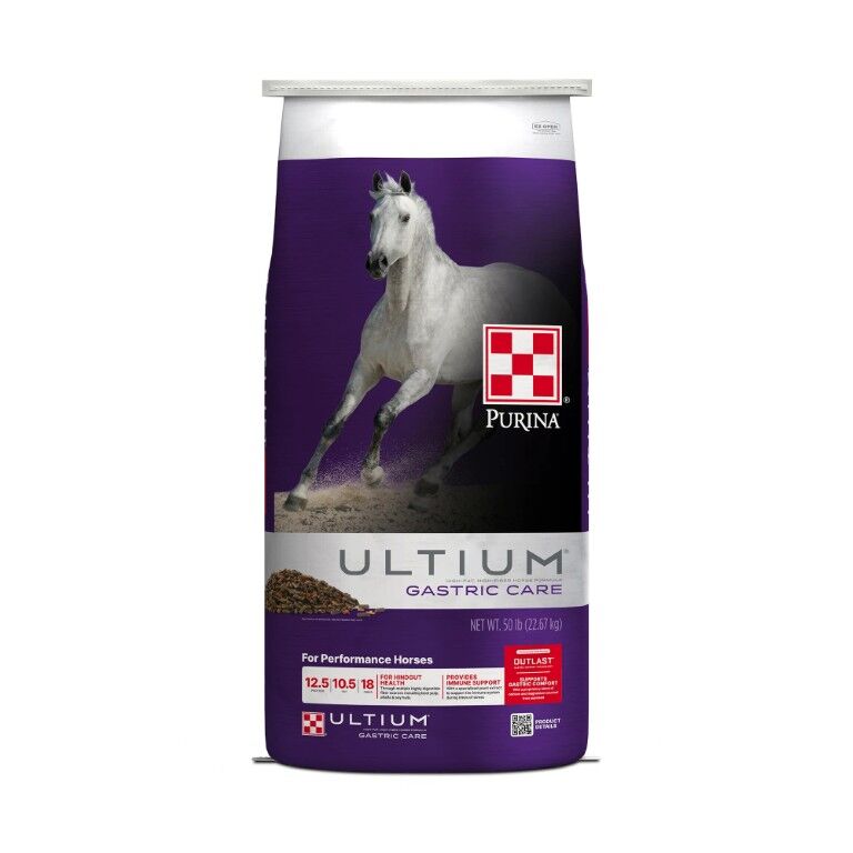Purina Ultium Gastric Care Horse Feed, 50-Lb