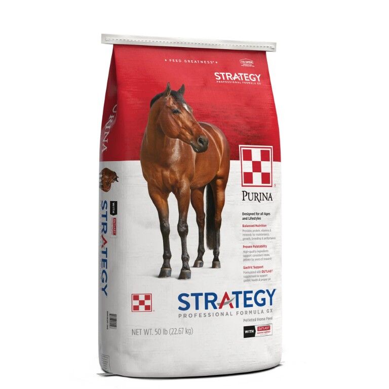 Purina Strategy Professional Formula GX Horse Feed, 50-Lb