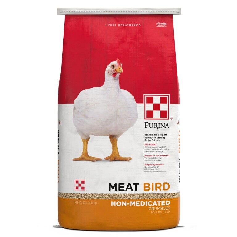 Purina Meat Bird Crumbles, 40-Lb