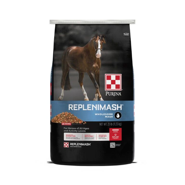 Purina RepleniMash Horse Mash, 25-Lb