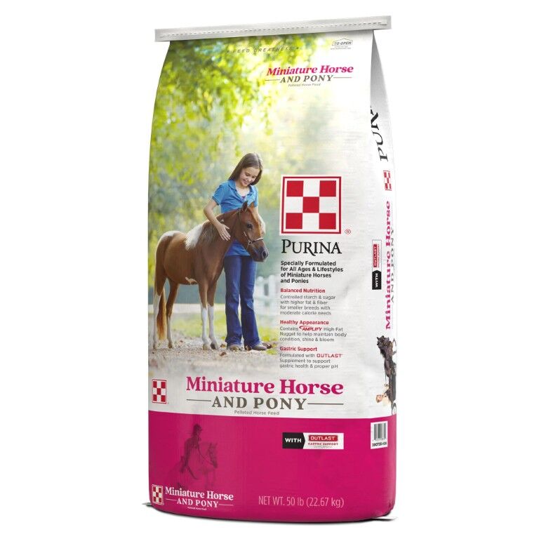 Purina Miniature Horse & Pony Feed, 50-Lb