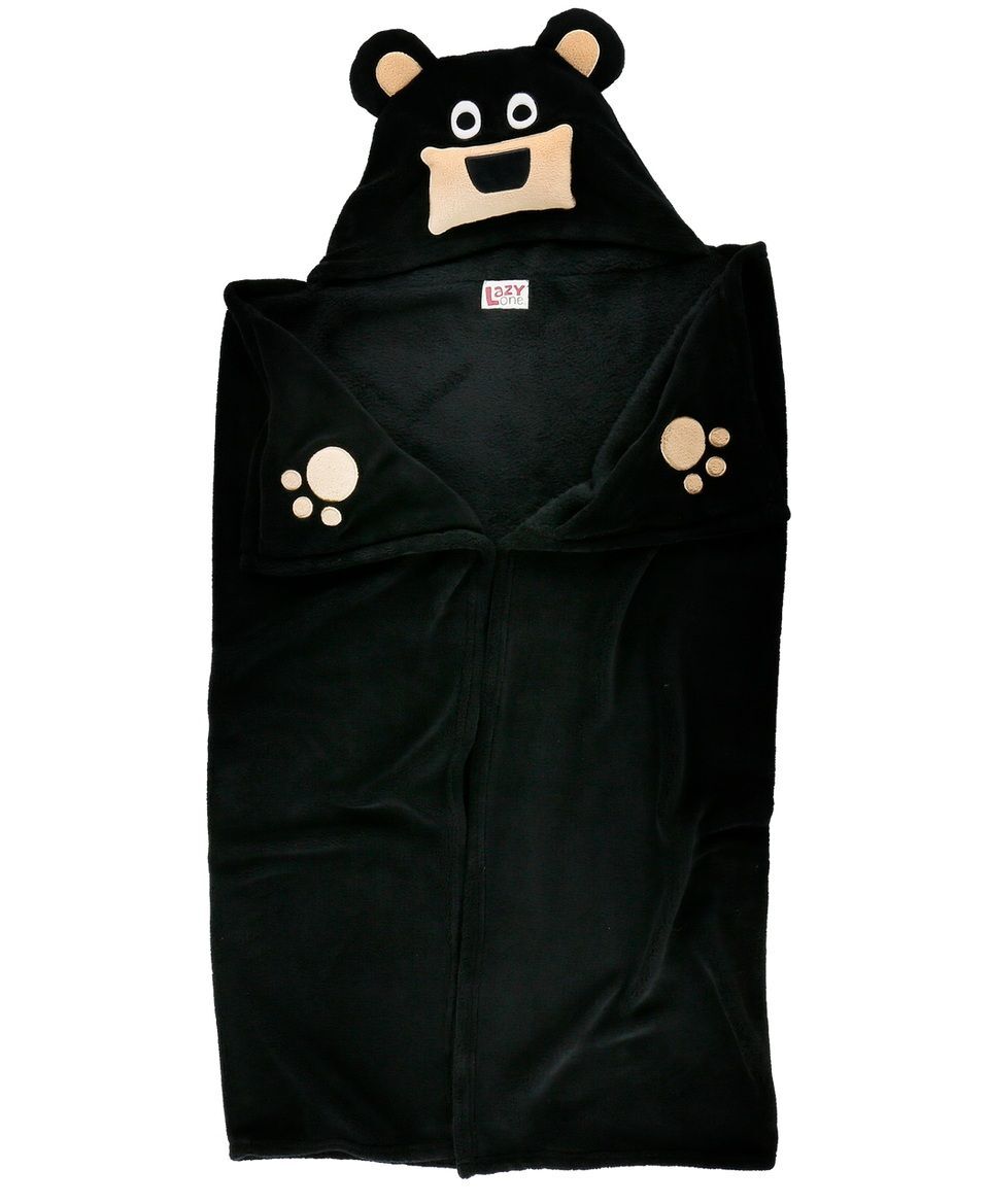 LazyOne Bear Kid's Hooded Blanket