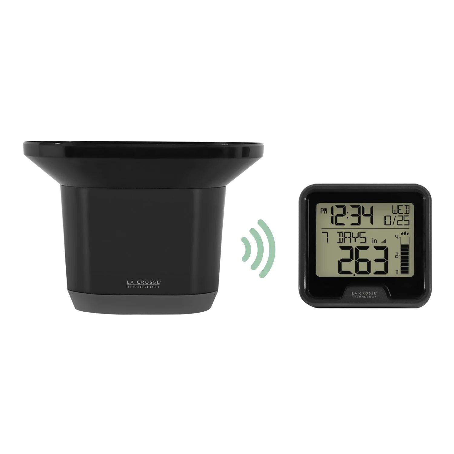 La Crosse Technology Digital Rain Gauge With Indoor Temperature