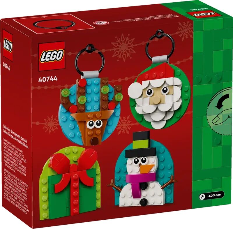 LEGO Christmas Ornament Selection