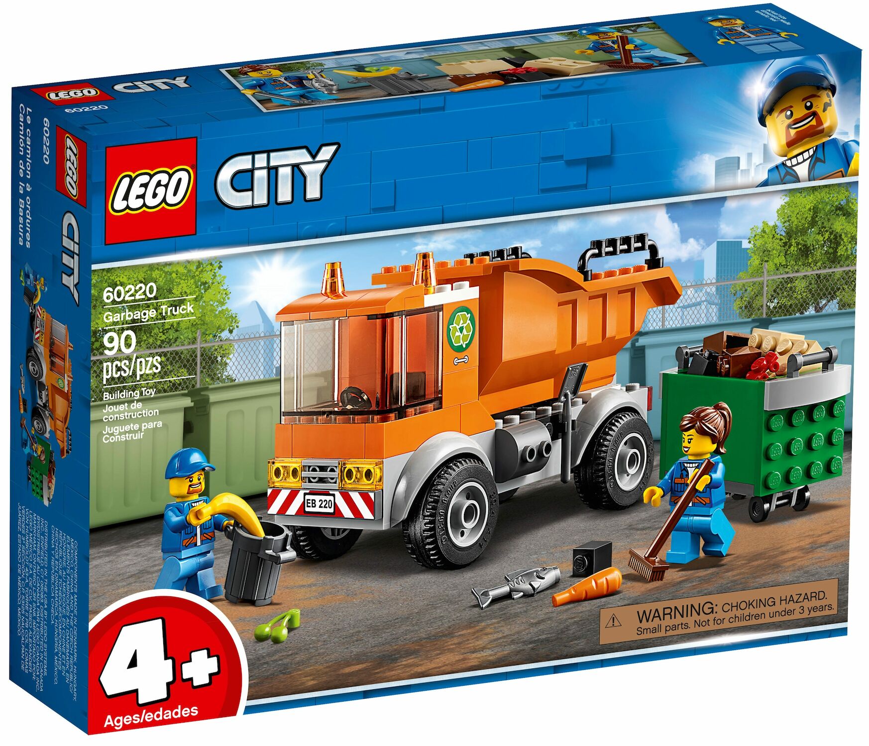 Lego City Great Vehicles Garbage Truck 60220 Building Kit (90 Pieces)