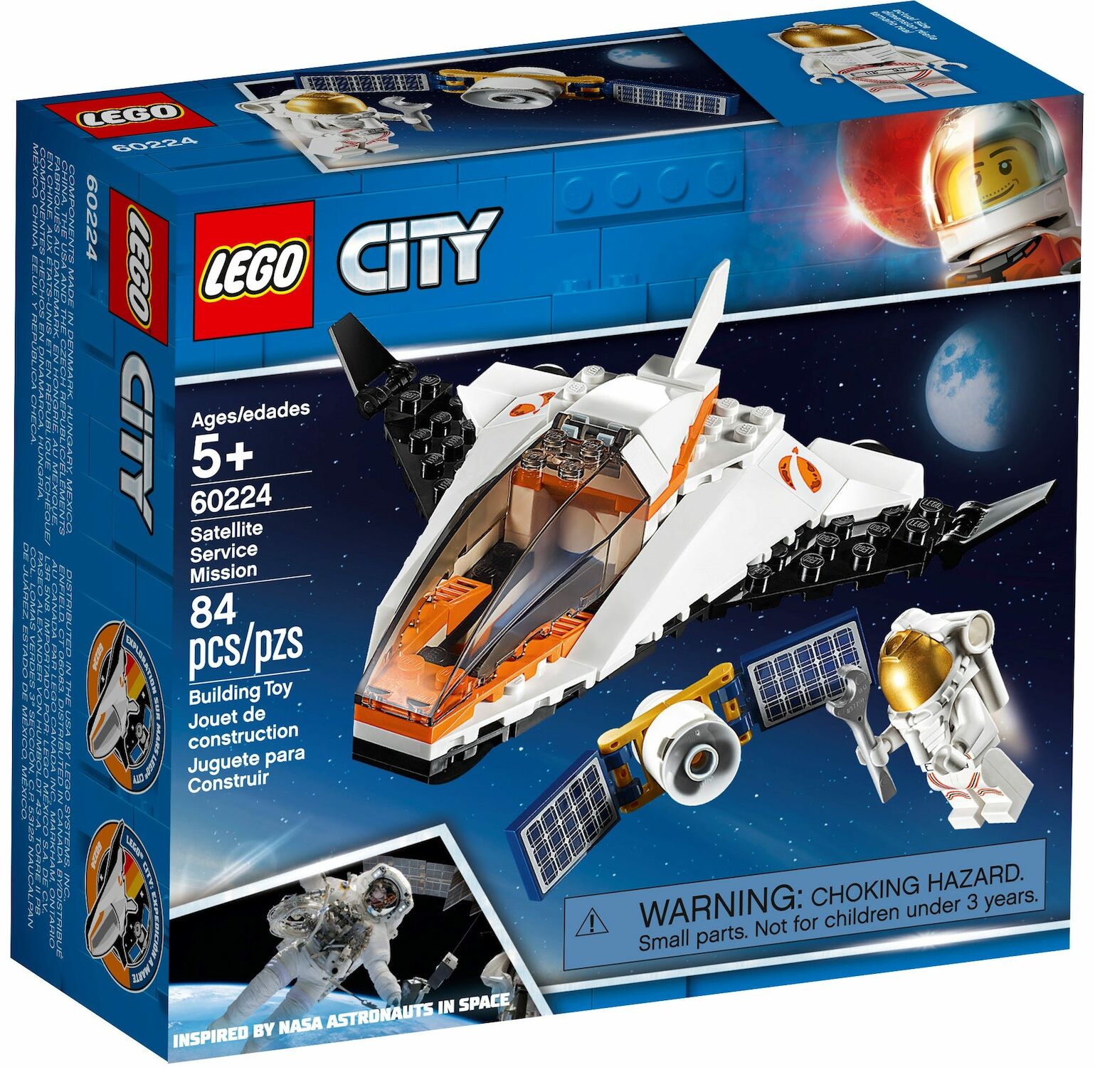 Lego City Satellite Service Mission 60224 Building Kit (84 Pieces)