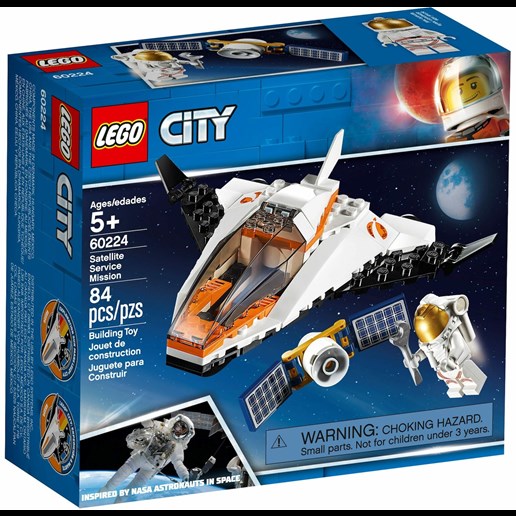 Lego City Satellite Service Mission 60224 Building Kit (84 Pieces)