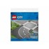 Lego City Curve And Crossroad 60237 Building Kit (2 Pieces)