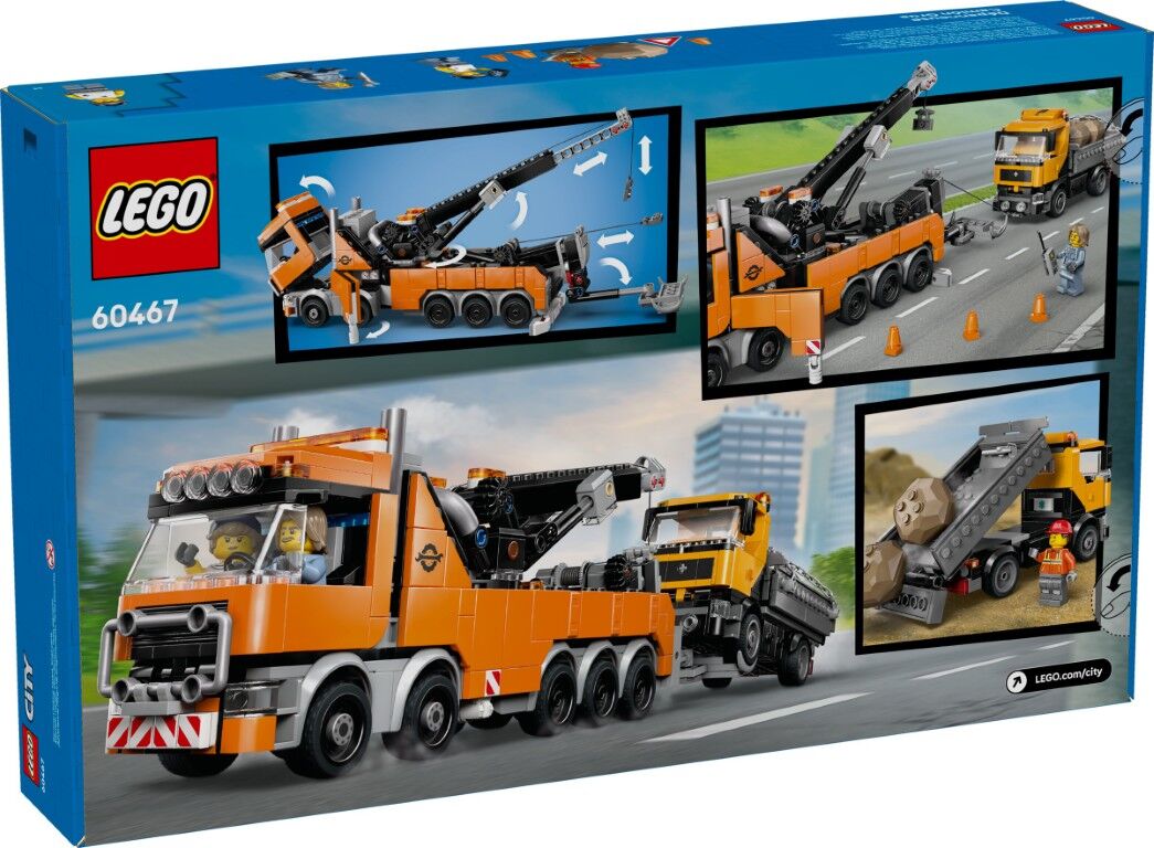 LEGO City Heavy-Duty Recovery Tow Truck with Crane