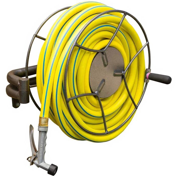 Yard Butler Wall Mounted Swivel Hose Reel