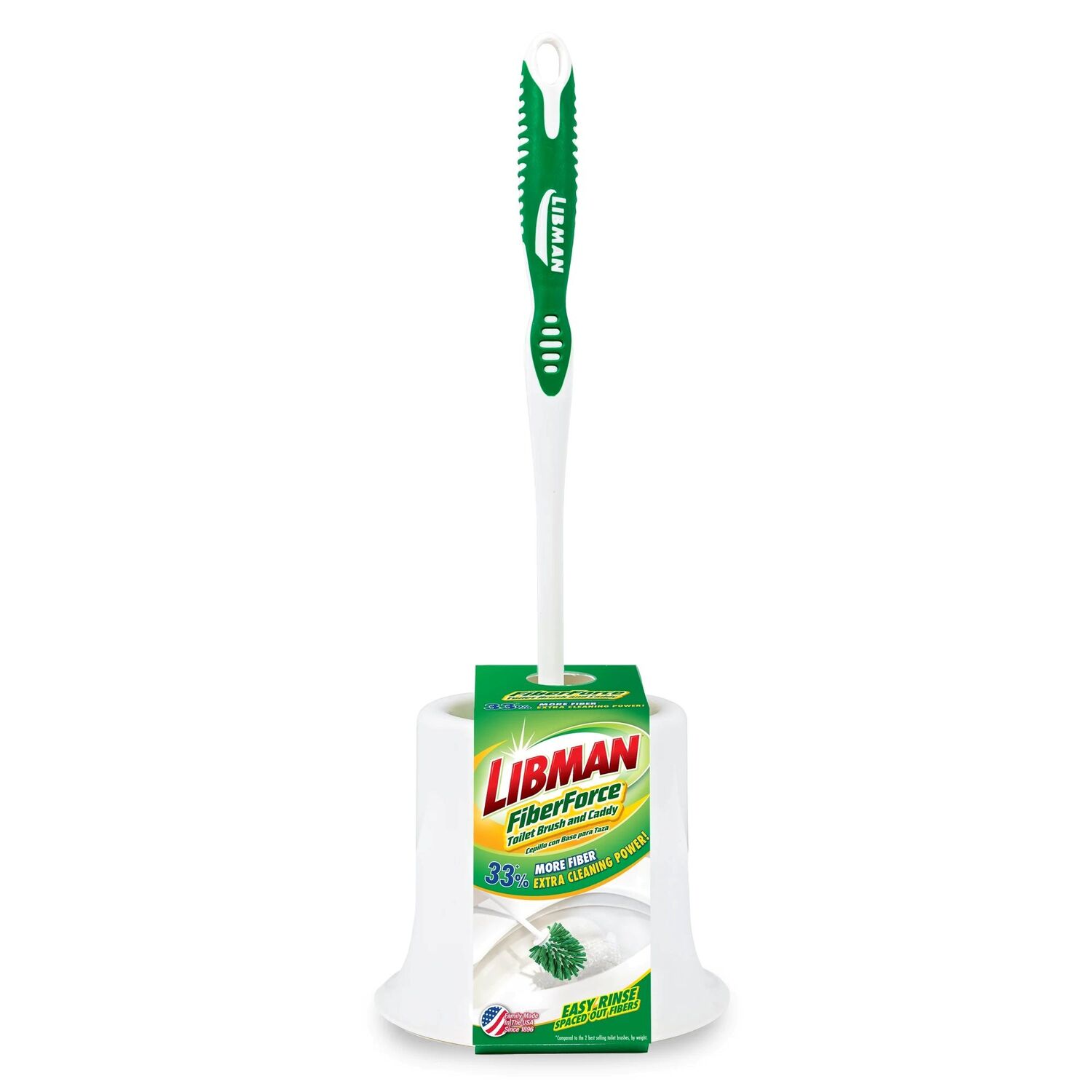 Libman FiberForce Toilet Brush and Caddy