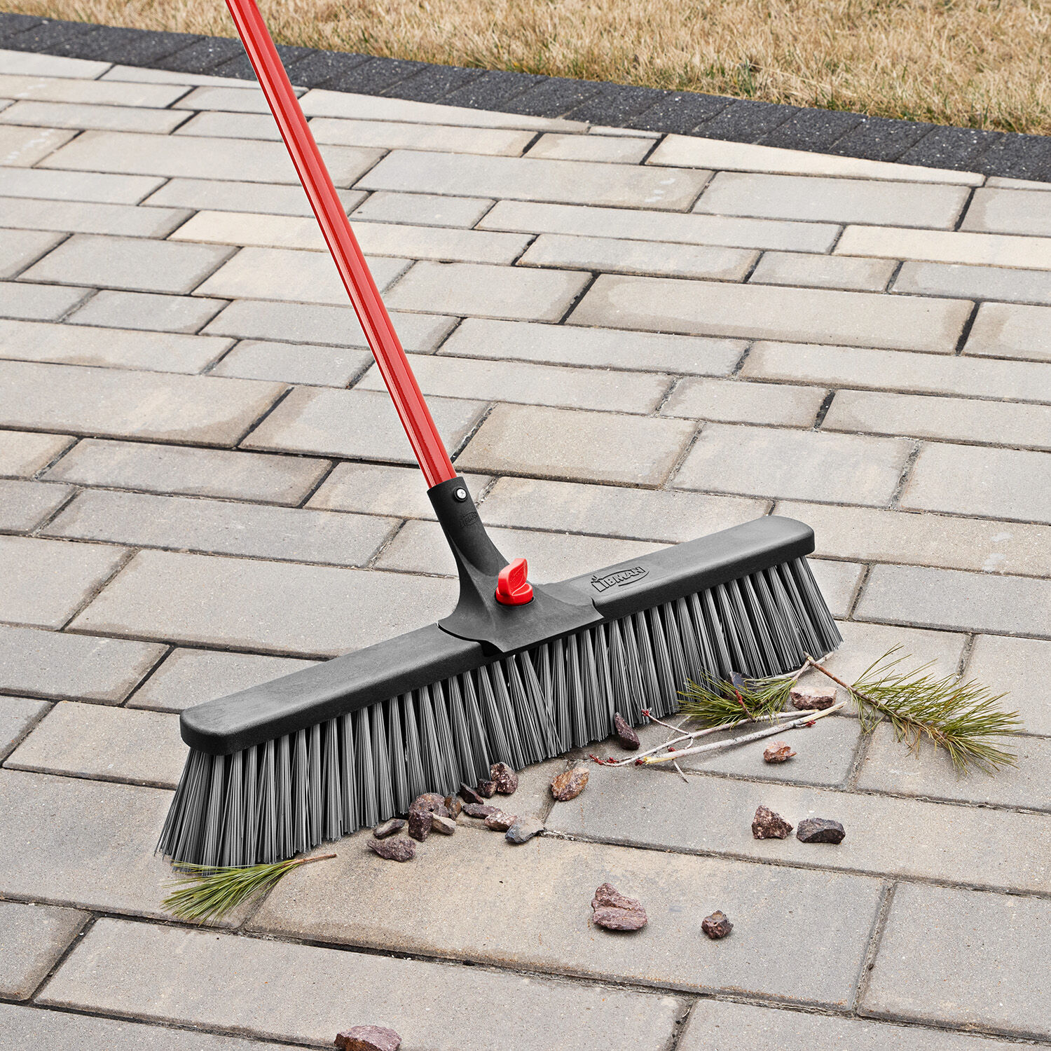 Libman Rough-Surface Push Broom, 24-In