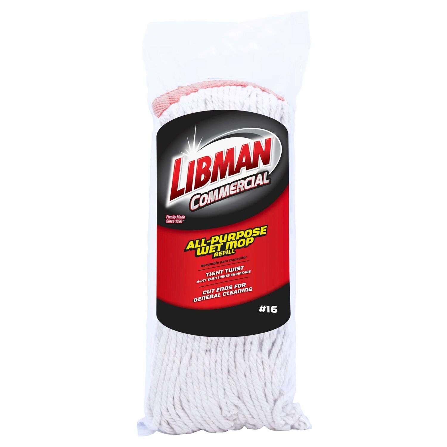 Libman #16 Wet Mop Head Cut-End Cotton