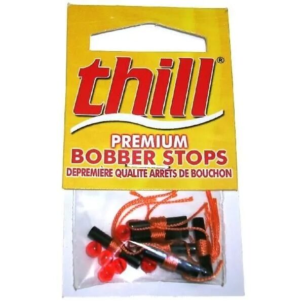 Thill Orange Premium Bobber Stops, 6-Pk