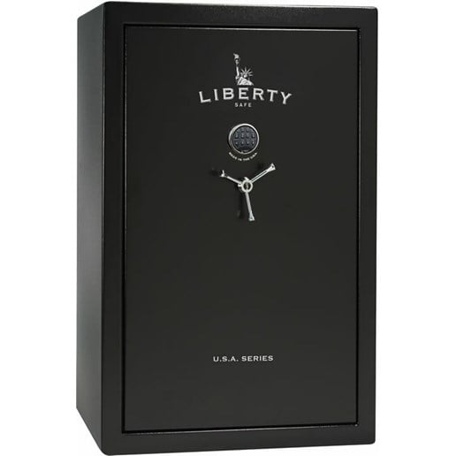 Liberty Safes USA 48 Gun Safe with E-Lock in Black