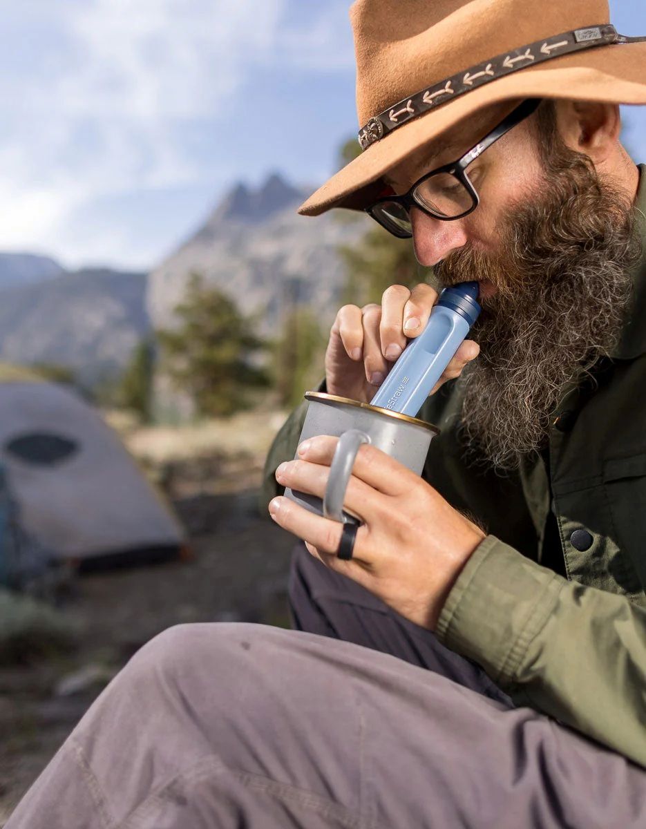 LifeStraw Peak Series Dark Mountain Gray Straw