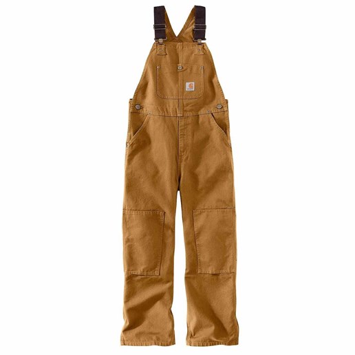 Youth Washed Duck Bib Overalls