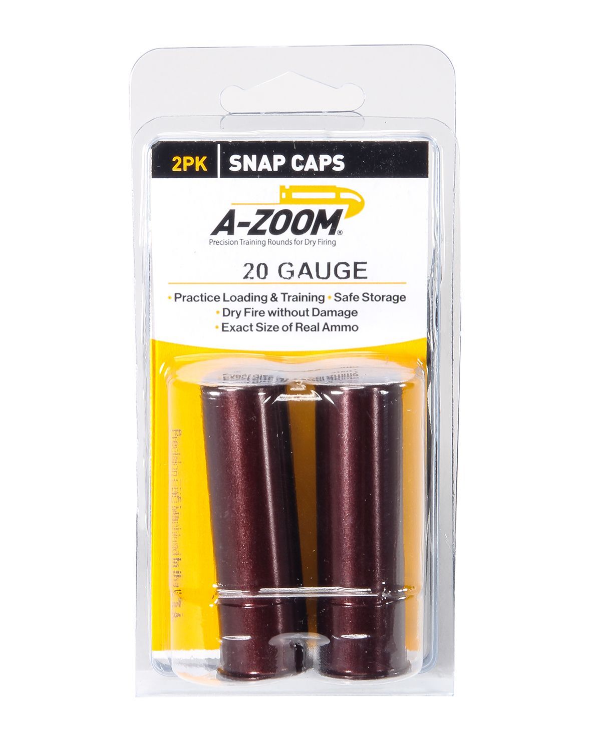 Lyman A-Zoom Precision 20 Gauge Shotgun Snap Caps, 2-Pk
