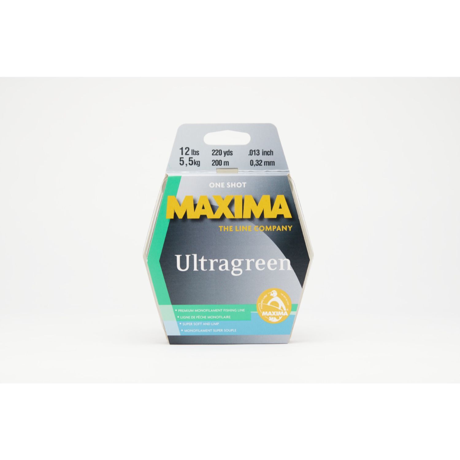 Maxima Fishing Line Ultragreen, 220-Yd, 12-Lb
