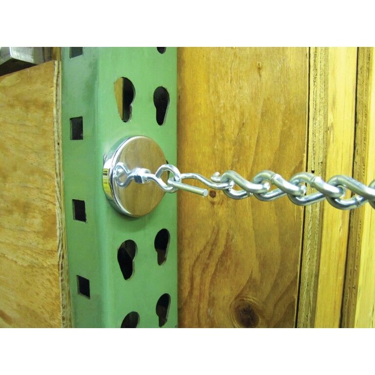 Master Magnetics Ceramic Round Base Magnet, 1.425-In