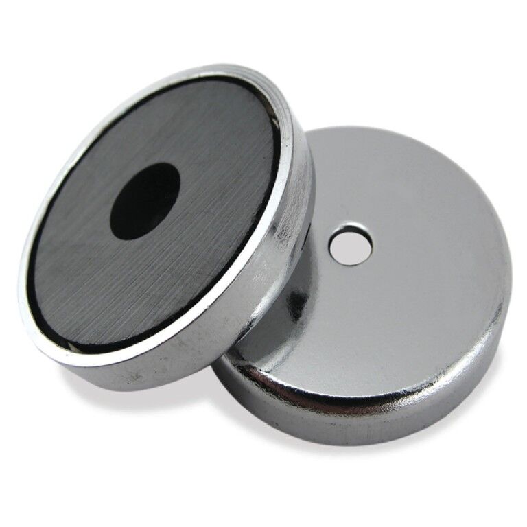 Master Magnetics Ceramic Round Base Magnet, 1.425-In
