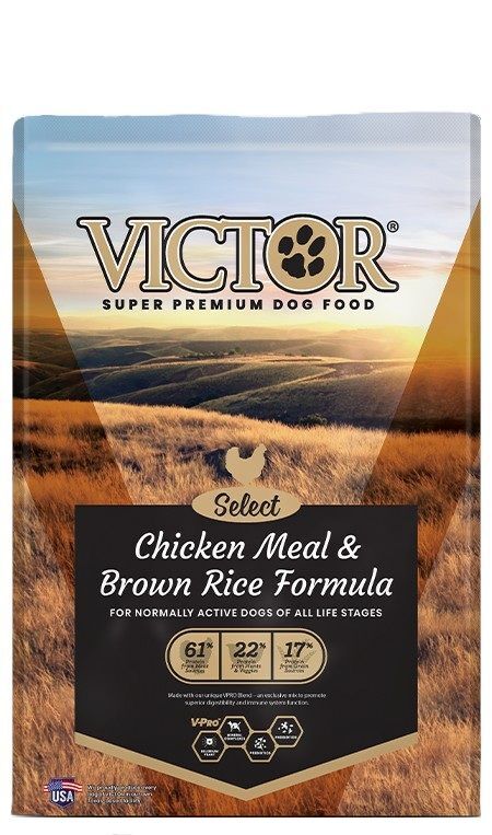 Victor Chicken Meal & Brown Rice Formula Dog Food, 40-Lb