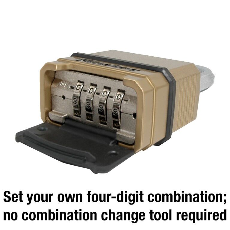 MasterLock Combination Lock, 1 1/2-In