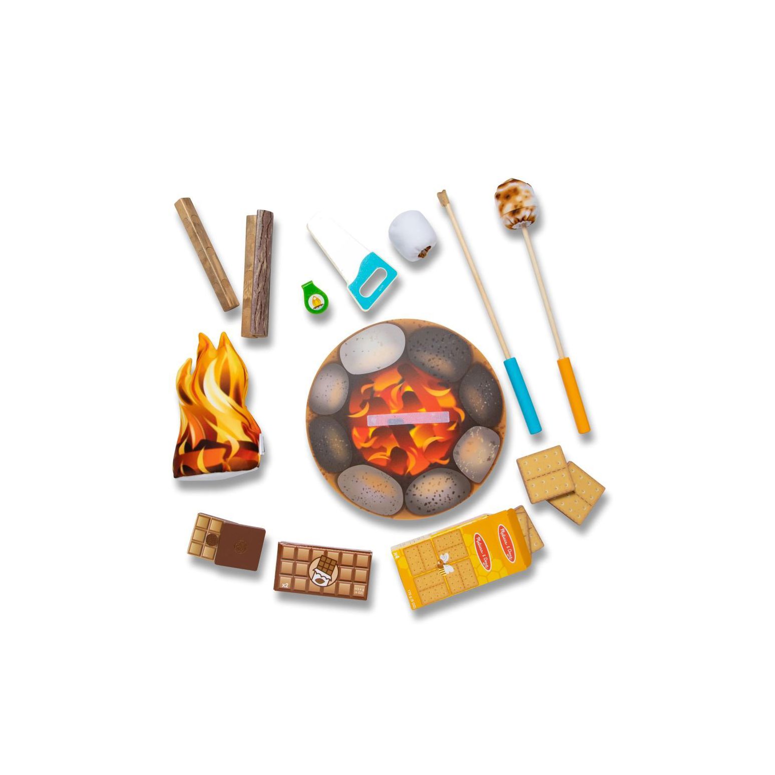 Campfire Melissa And Doug Camping Toys Melissa Doug Let's Explore